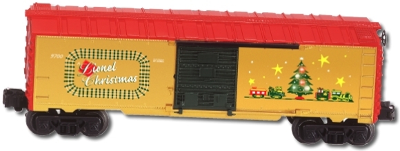 Picture of Christmas Lighted Boxcar-2000