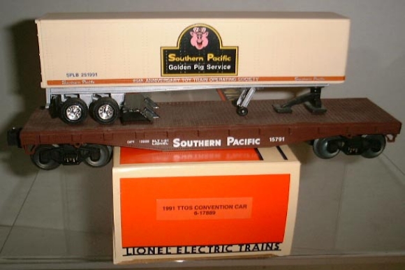 Picture of TTOS Southern Pacific Flatcar w/Trailer