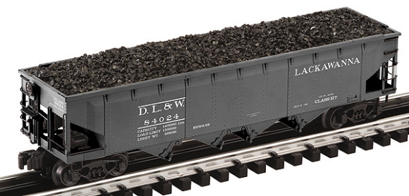 Picture of K-Line DL&W Lackawanna Die-Cast 4-Bay Coal Hopper