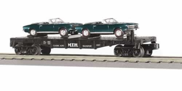 Picture of MTH Flatcar w/'67 Camaros