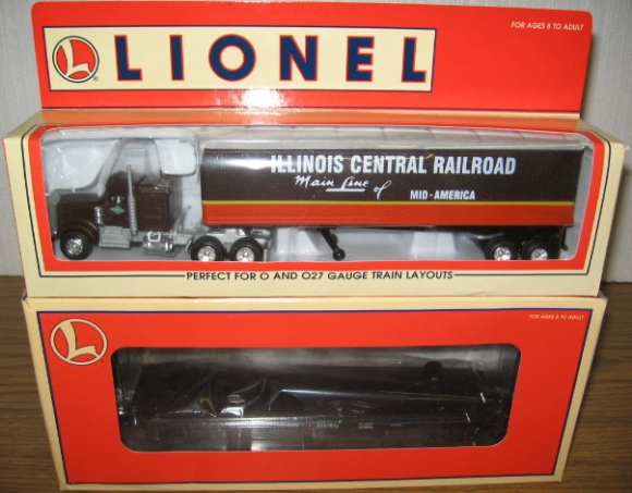 Picture of LRRC Illinois Central Flatcar w/Tractior-Trailer