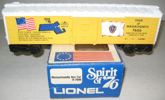 Picture of Spirt of '76 Massachusetts Boxcar