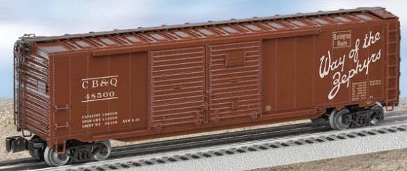 Picture of Chicago, Burlington, & Quincy Double-Door Boxcar w/End Doors