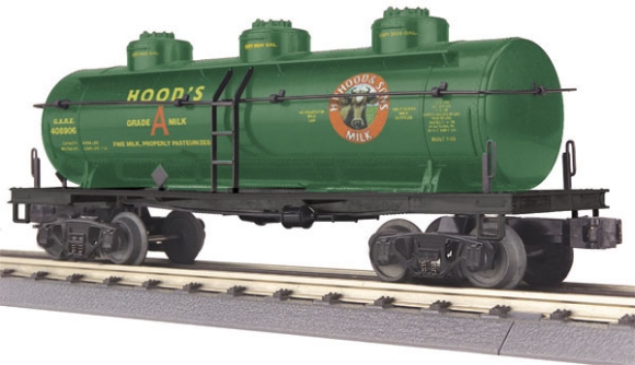 Picture of Hood's Milk 3-Dome Tank Car