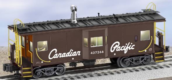 Picture of Canadian Pacific Scale-Size B/W Caboose