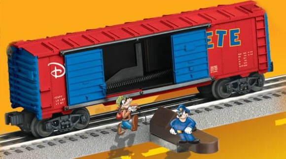 Picture of Goofy & Pete Jumping Boxcar