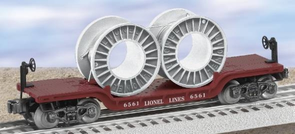 Picture of Lionel Lines Depressed Flatcar w/Cable Reels