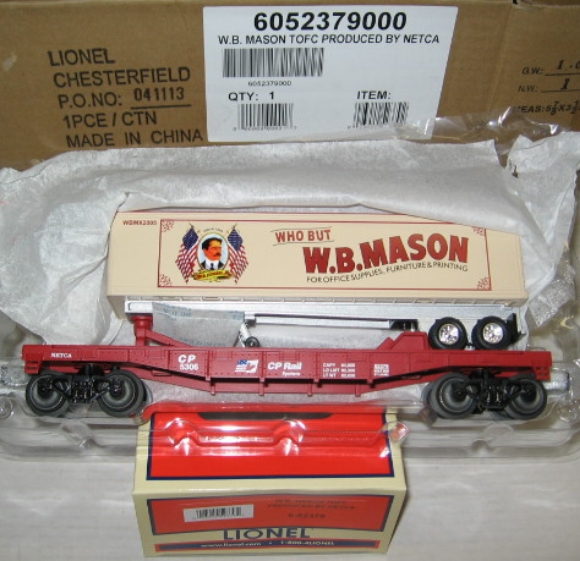 Picture of NETCA W.B. MASON Flatcar w/Trailer
