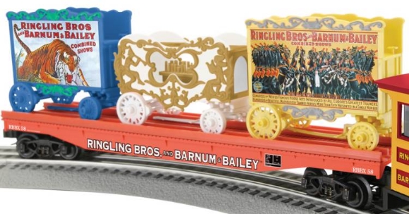 Picture of Ringling Bros. Flatcar w/3 Circus Wagons