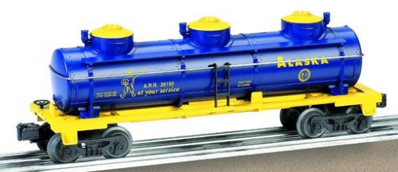 Picture of Alaska 3-Dome Tank Car
