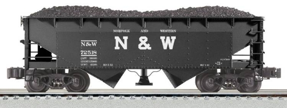 Picture of Norfolk & Western Operating Hopper (K-line by Lionel)