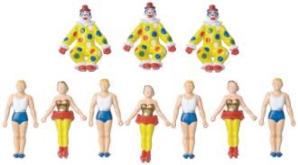 Picture of Acrobats & Clowns Circus Figures