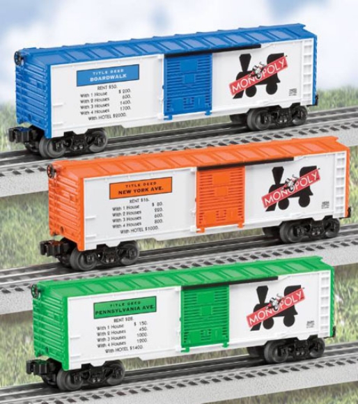 Picture of Monopoly Boxcar 3pk. #1 Set