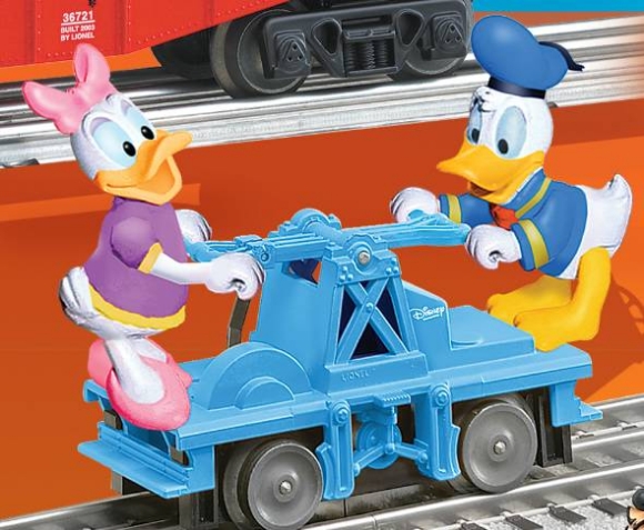 Picture of Donald & Daisy Duck Motorized Handcar