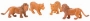Picture of K-Line Circus Animal Set - Lions & Tigers