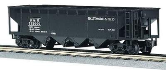 Picture of Baltimore & Ohio 4-Bay Hopper w/Coal Load