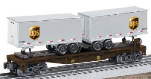 Picture of UPS Piggyback Flatcar