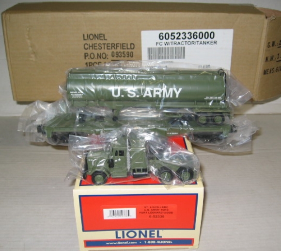 Picture of U.S. Army Flatcar w/Tanker Truck