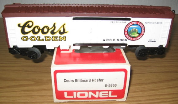 Picture of Coors Beer Billboard Reefer Car