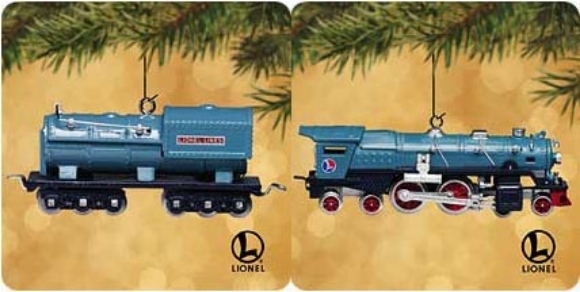 Picture of Harllmark Blue Comet 400E Locomotive & Tender Ornaments