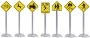 Picture of K-Line by Lionel Warning Sign Pack for SuperStreets