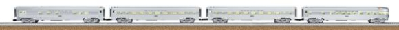 Picture of Santa Fe 'El Captain' 18" 4-Car Set 