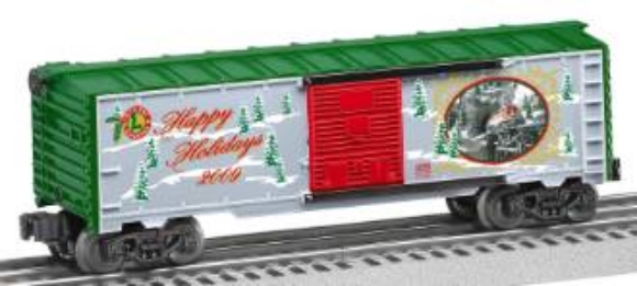 Picture of O Gauge 2009 Christmas Boxcar