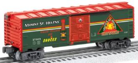 Picture of Mount St.Helens Smoking Boxcar
