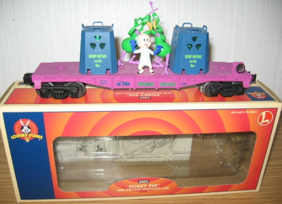 Picture of 16754 - Warner Bros. Porky Pig & Martians Flatcar