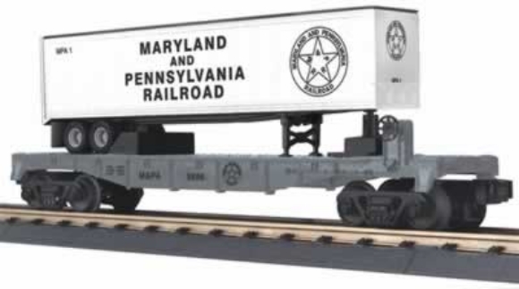 Picture of Maryland & Pennsylvania Flatcar w/Trailer