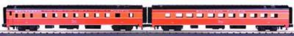 Picture of MTH Premier Southern Pacific 70' Passenger Car 2-Pack