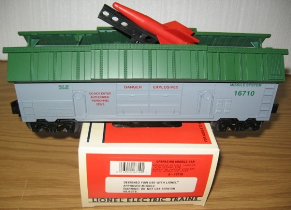 Picture of U.S. Army Missile Launch Boxcar *
