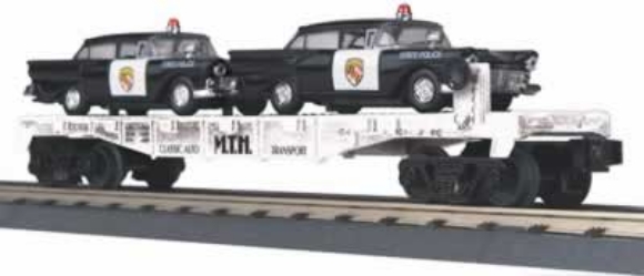 Picture of MTH Flatcar w/Maryland State Police Cars
