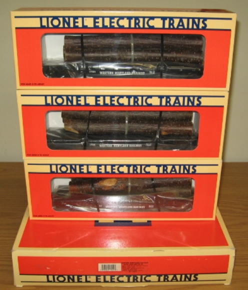 Picture of Western Maryland Flatcars w/Logs 3-pk.