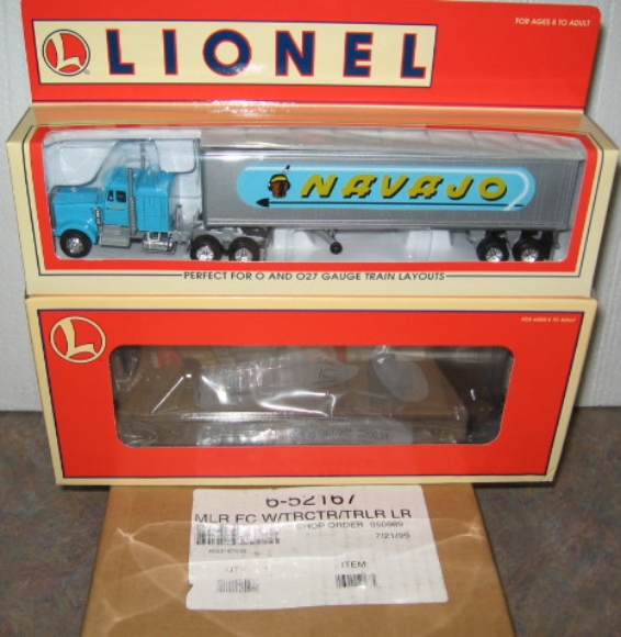 Picture of StLRRC Navajo Truck w/Santa Fe Flatcar