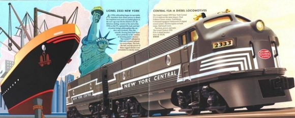 Picture of New York Central F-3 'AA' w/TMCC & Display Case