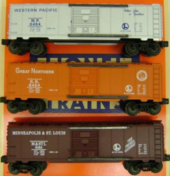 Picture of 6464 Series I Boxcar 3pk.