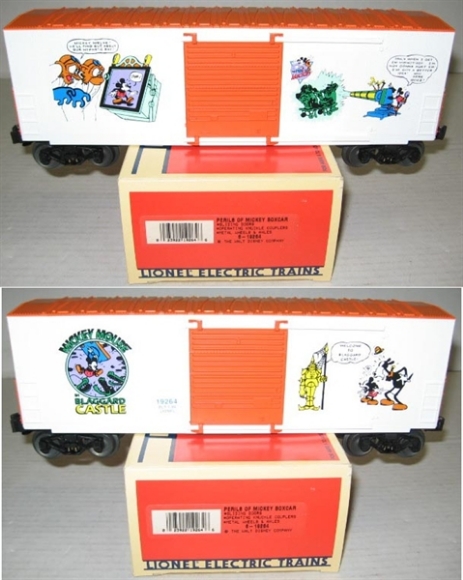 Picture of Perils of Mickey Orange Hi-Cube Boxcar