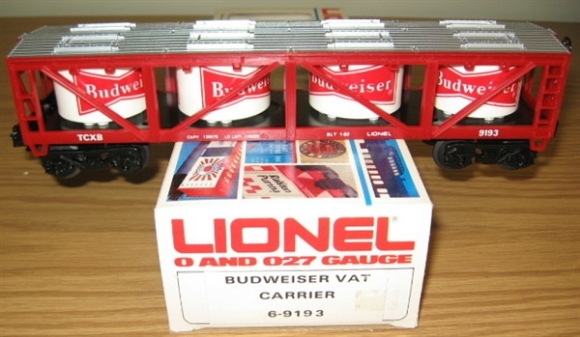 Picture of 9193 - Budweiser Beer Vat Car