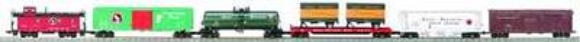 Picture of MTH Premier Great Northern 6-Car Freight Set