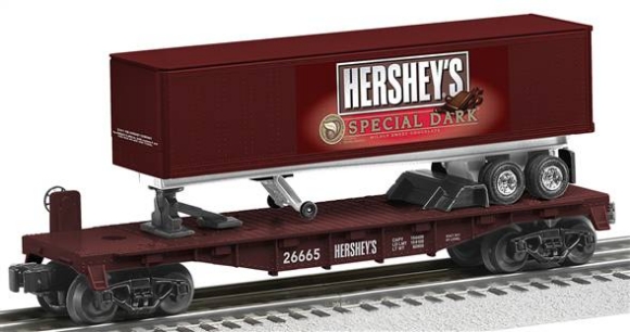 Picture of Hershey Special Dark Flatcar w/Trailer
