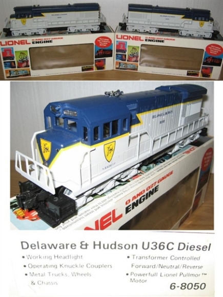 Picture of Delaware & Hudson U36B's (Power/Dummy) 8050/8051