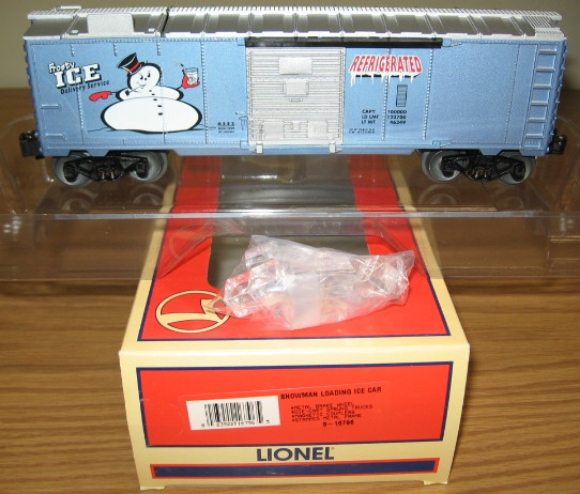 Picture of Snowman Loading Ice Car