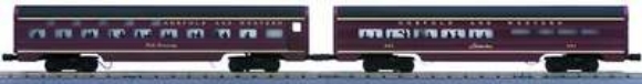 Picture of Norfolk & Western 60' Aluminum Passenger 2-Car set