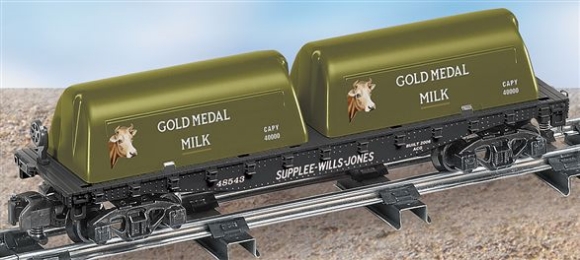 Picture of Supplee Flatcar w/Milk Containers