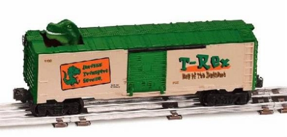 Picture of Animated T-Rex Bobbing Boxcar