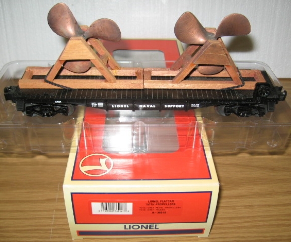 Picture of Naval Flatcar w/(2) Wooden Propellers Navy