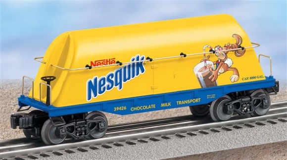 Picture of Lionel Nestle Nesquik Flatcar w/Milk Container