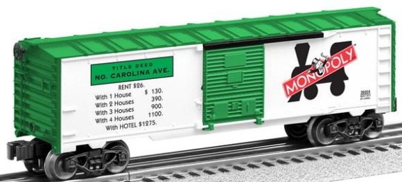 Picture of Monopoly North Carolina Boxcar