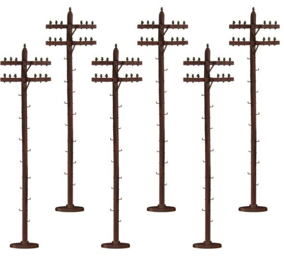 Picture of Scale Telephone Poles - Standard 6-pack